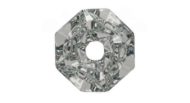 Shiny Diamond Gem Stone Crystal Precious on Transparent Background