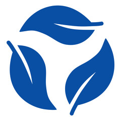 Eco Friendly Icons In Blue Style, Vector Illustration