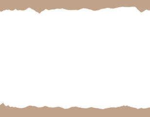 Obraz premium Piece of paper brown frame background 