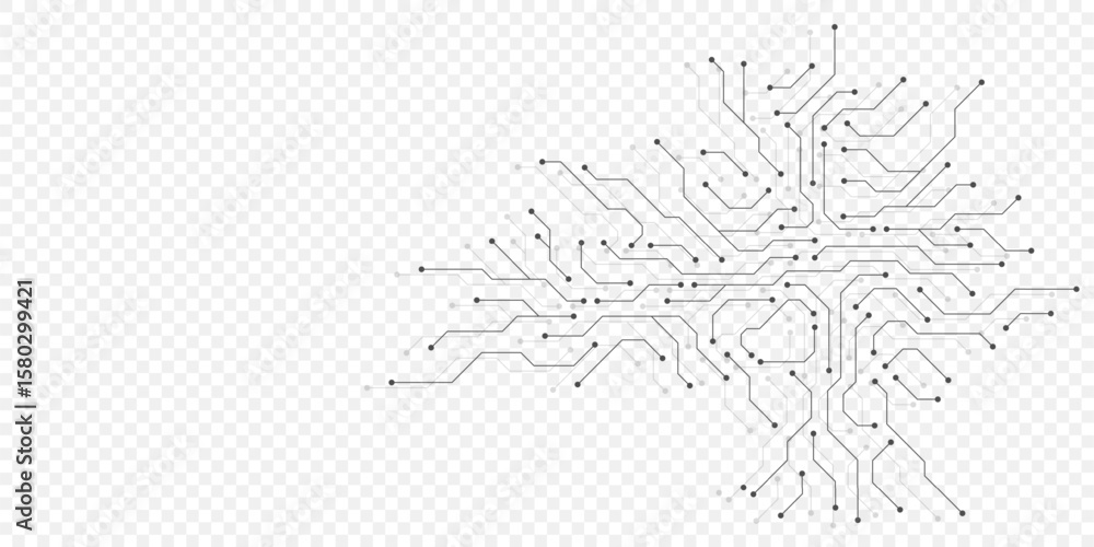 Poster circuit board digital abstract background. motherboard technology texture design. ai semiconductor a