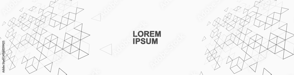 Poster modern abstract texture background with triangle and hexagonal shapes. hexagonal geometric pattern f