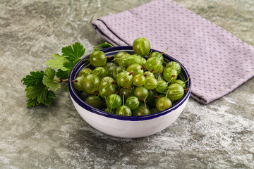 Ripe sweeet and juicy gooseberry