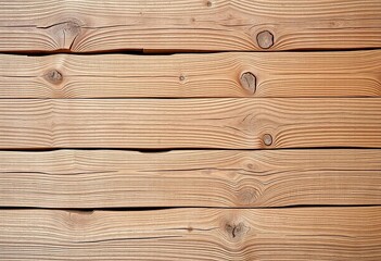 Fototapeta premium Rough-hewn wood planks, varying shades of brown and gray, showing texture and knots, wood grain texture, wooden backdrop