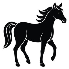 Obraz premium horse vector icon