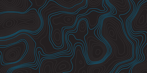  A dark background with intricate, flowing blue topographic lines creating an abstract and textured pattern.