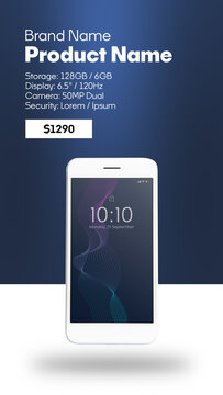 Electronic Product Promo Presentation | Vertical Social Media Story Template