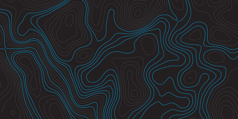  A dark background with intricate, flowing blue topographic lines creating an abstract and textured pattern.