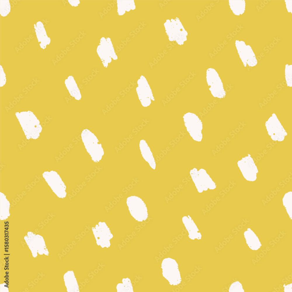 Poster abstract seamless pattern with paint blobs. endless background design with hand-drawn dots, stains, 