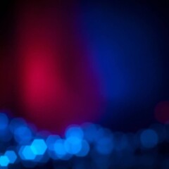 A glowing bioluminescent rainbow shines against a background of rich burgundy and deep blue, utilizing a blurred bokeh effect for sophisticated elegance