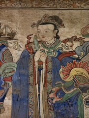 the mural  in dafo temple/The Grand Buddha Monastery, Gansu, China