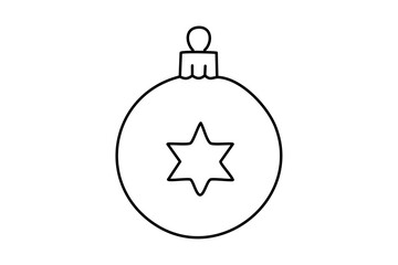 Obraz premium christmas ornament design. Vector hand drawn doodle