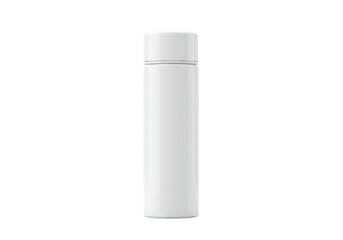 Isolated White Tumbler Water Bottle