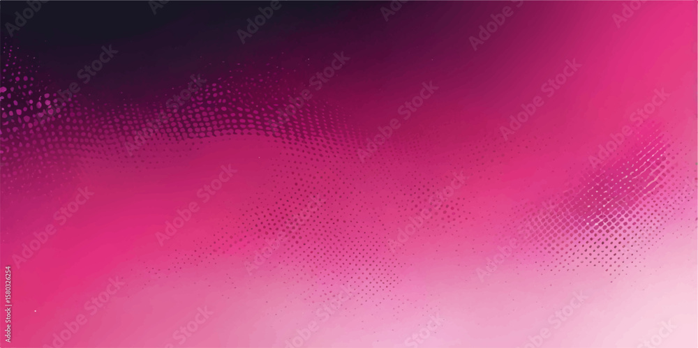 Poster pink and purple abstract background with flowing lines and colourful wave patterns