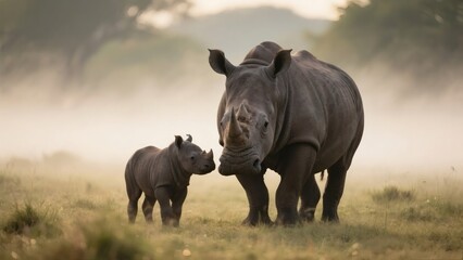 Obraz premium rhinoceros