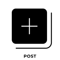 Fototapeta premium Single Icon of Social Media Apps, Icon Glyph Style