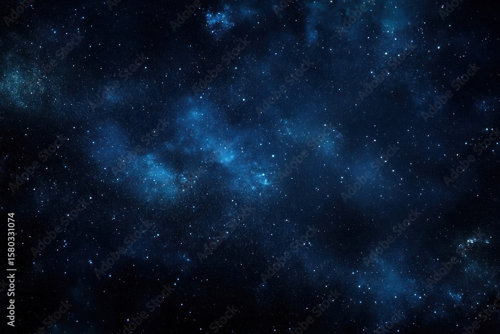 Wall mural empty space effect background universe night.