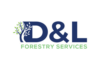 natural and d l  logo design 