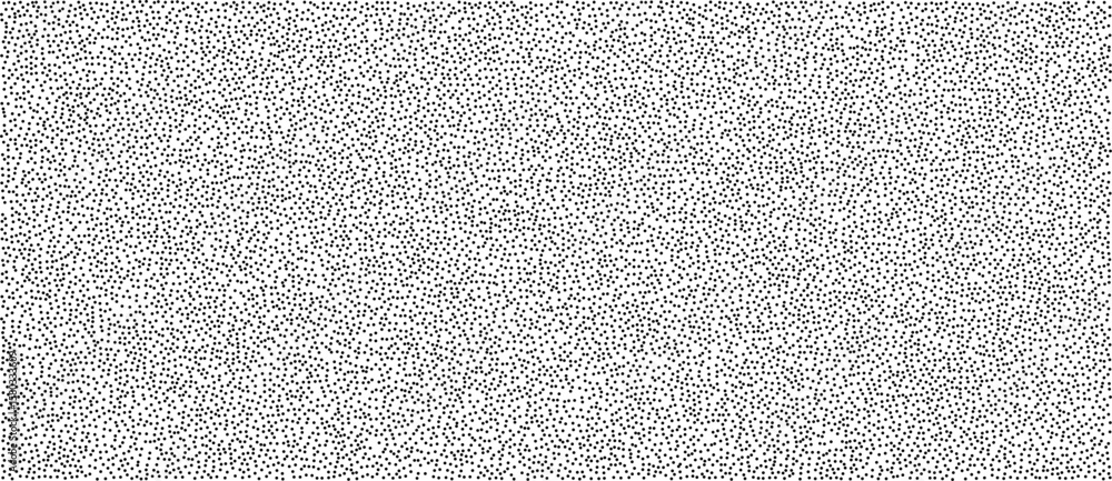 Poster black color dots as abstract background or texture like noise.