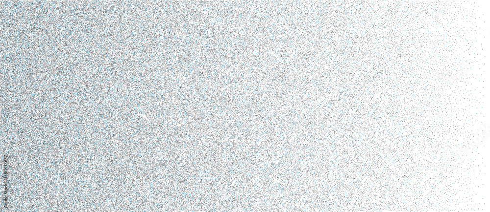 Poster grey color dots as abstract background like noise or texture.