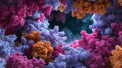 Obraz premium Immune response coordinates cells and antibodies to recognize and eliminate pathogens, maintaining the body's health. 