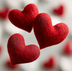 Fototapeta premium red rose petals