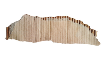 Ripped Cardboard Piece, Grunge Texture, Torn Paper Edge