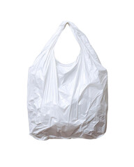 Empty white plastic shopping bag (1)