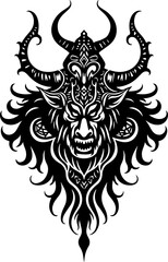 American dragon queen, dark fantasy Tattoo Design 