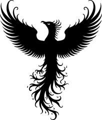 Rise Eternal: Tribal Phoenix Flame tattoo tribal
 Vector bndle
