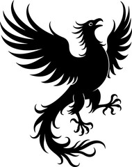 Rise Eternal: Tribal Phoenix Flame tattoo tribal
 Vector bndle
