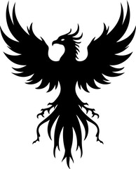 Rise Eternal: Tribal Phoenix Flame tattoo tribal
 Vector bndle
