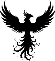 Rise Eternal: Tribal Phoenix Flame tattoo tribal
 Vector bndle
