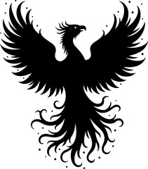 Rise Eternal: Tribal Phoenix Flame tattoo tribal
 Vector bndle
