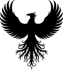 Rise Eternal: Tribal Phoenix Flame tattoo tribal
 Vector bndle

