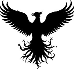 Rise Eternal: Tribal Phoenix Flame tattoo tribal
 Vector bndle
