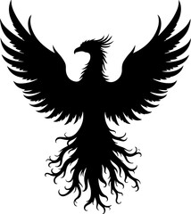 Rise Eternal: Tribal Phoenix Flame tattoo tribal
 Vector bndle
