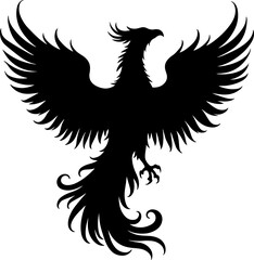 Rise Eternal: Tribal Phoenix Flame tattoo tribal
 Vector bndle
