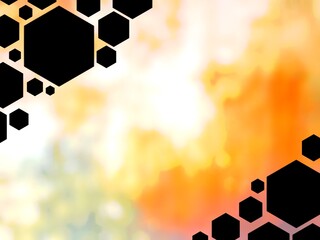 abstract background with hexagons