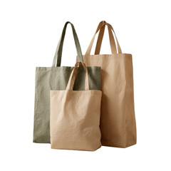 Stylish Eco-Friendly Tote Bag Collection on a white background.