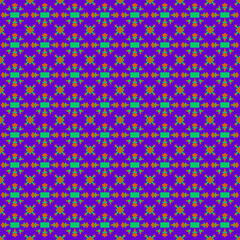 Simple and Clear  Pattern Design Geometric with Tertiary Colors