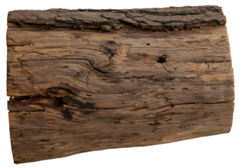 Isolated Background of Close Up Brown Wooden Log Texture Detail