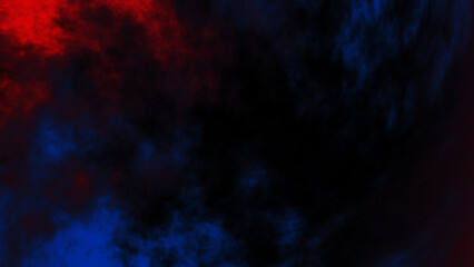 Blue and red abstract smoke background	