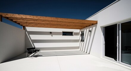 Modern patio design ideas: create a stylish outdoor space with pergola and minimalist furniture