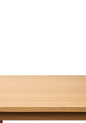 Fototapeta premium Isolated Background Wooden Table Top with Natural Texture Surface