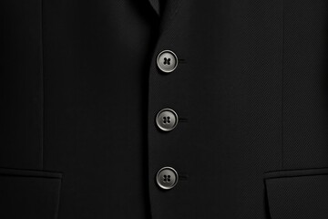 Stylish coat featuring a triple-button design