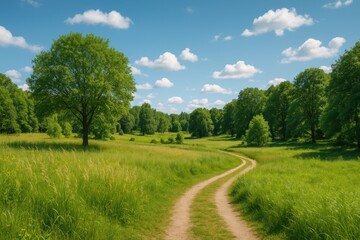 Exploring vibrant outdoor scenes during summer in natural settings