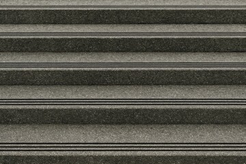 Textured concrete staircase with linear indentations for enhanced accessibility. Suitable for urban landscapes, architectural designs, and construction use.