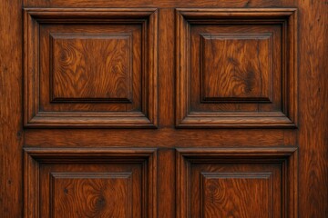Fragment of a vintage wooden door with painted and varnished surfaces