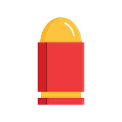 gun bullet icon vector illustration