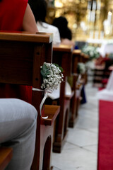 mobiliario, interiors, mujer, iglesia, pasillo, altar, caminar, ceremonia, entrada, casamiento, la...